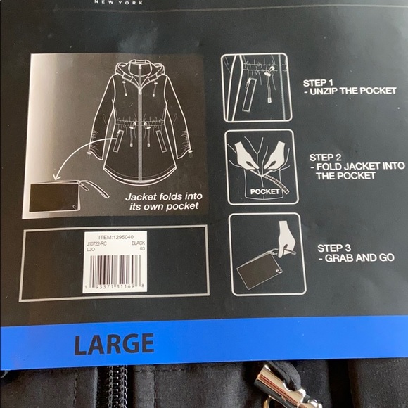 Jones New York rain jacket / parka - Picture 7 of 8